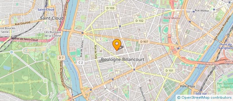 localisation de l'entreprise SARL CAP HORIZON à BOULOGNE-BILLANCOURT