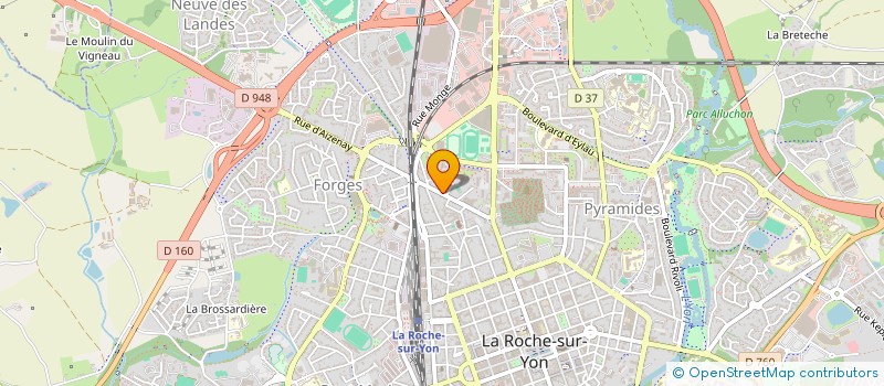 localisation de l'entreprise SARL CAP MENUISERIE à LA ROCHE-SUR-YON