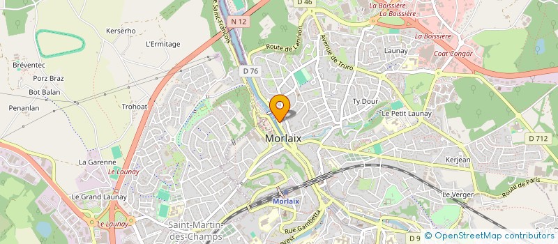localisation de l'entreprise SARL CAP MER à MORLAIX