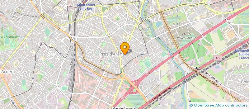 localisation de l'entreprise SARL CAP PEINTURE à MONTPELLIER