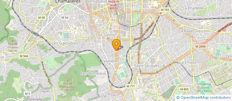 localisation de l'entreprise SARL CAP PROJECT à CLERMONT-FERRAND