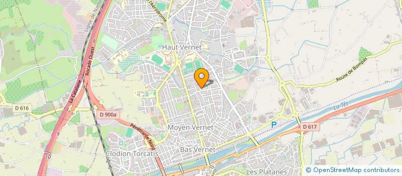 localisation de l'entreprise SARL CAP SUD ELECTRICITE PLOMBERIE  PERPIGNAN