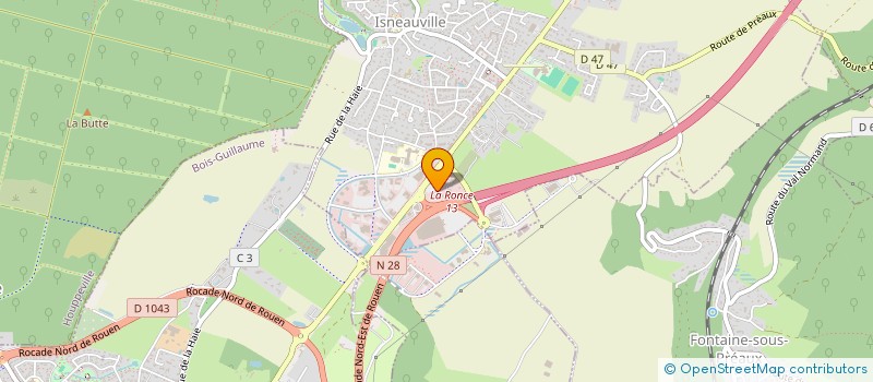 localisation de l'entreprise SARL CAP SUR NOS PROJETS  ISNEAUVILLE