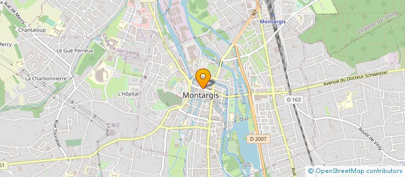localisation de l'entreprise SARL CAPADOCE à MONTARGIS