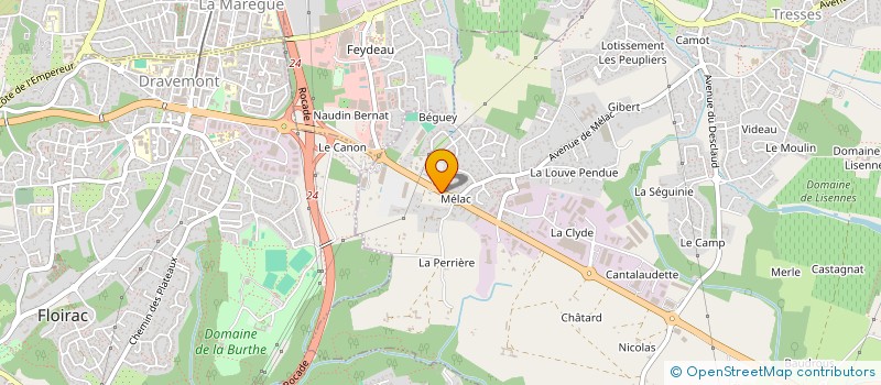 localisation de l'entreprise SARL CAPDATA  TRESSES