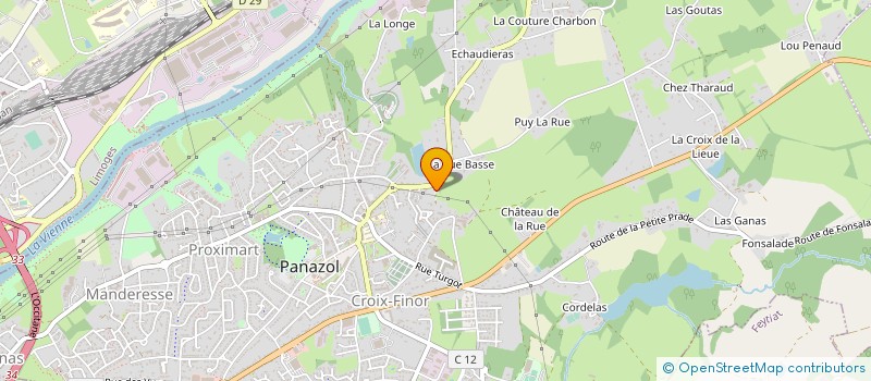 localisation de l'entreprise SARL CAPELA BATIMENT à PANAZOL