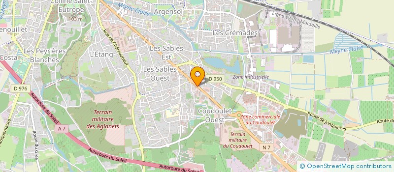 localisation de l'entreprise SARL CAPELLI à ORANGE