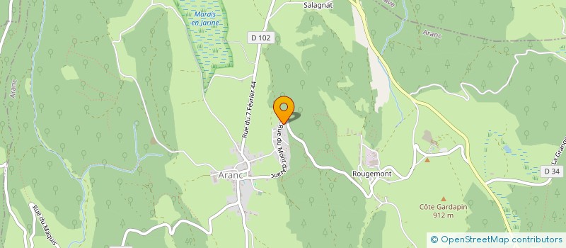 localisation de l'entreprise SARL CAPELLI PERE ET FILS  ARANC