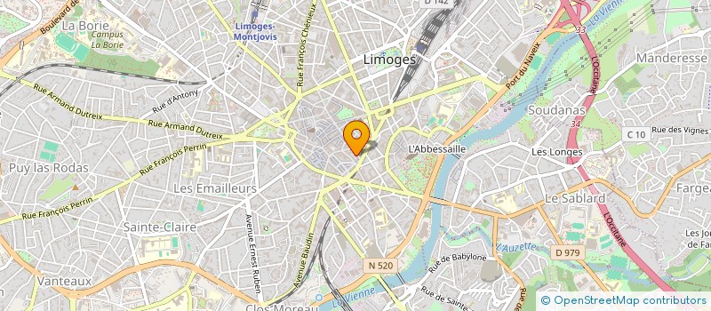 localisation de l'entreprise SARL CAPFRA à LIMOGES