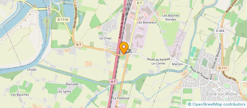 localisation de l'entreprise SARL CAPIAC à ETOILE-SUR-RHONE