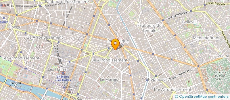 localisation de l'entreprise SARL CAPITAL VARIABLE GALLO TOURS PARIS à PARIS