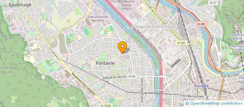 localisation de l'entreprise SARL CAPIZZI FRERES  FONTAINE