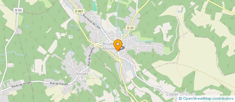 localisation de l'entreprise SARL CAPLIEZ à BRUYERES-ET-MONTBERAULT