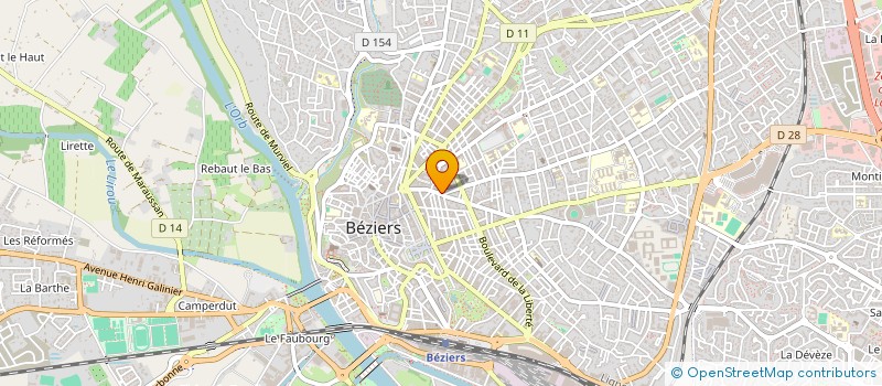 localisation de l'entreprise SARL CAPOA à BEZIERS
