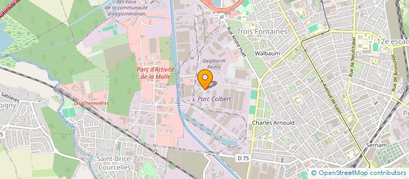 localisation de l'entreprise SARL CAPP  REIMS