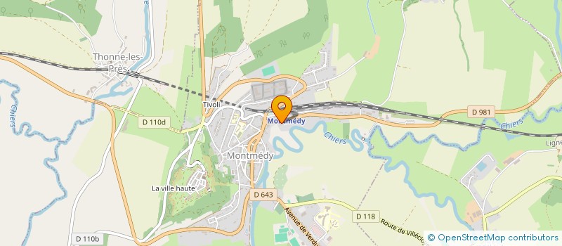 localisation de l'entreprise SARL CAPRIX à MONTMEDY