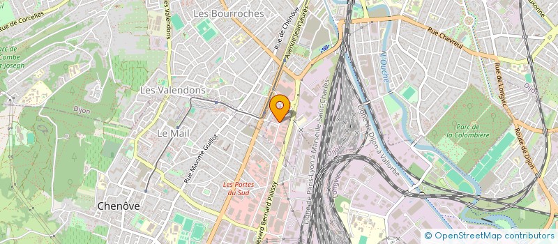 localisation de l'entreprise SARL CAPROM à DIJON