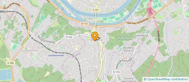 localisation de l'entreprise SARL CAPRON-DUTOIT  BOUGIVAL