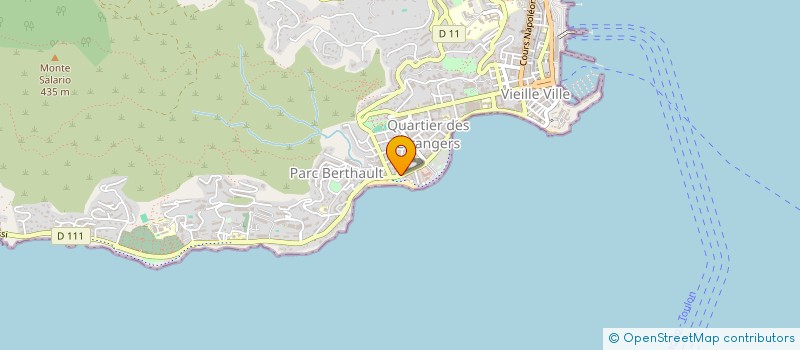 localisation de l'entreprise SARL CAPUCINE à AJACCIO