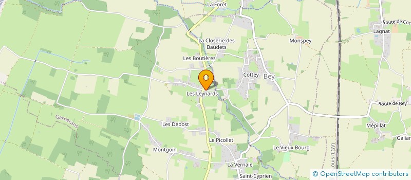 localisation de l'entreprise SARL CAPUCINE à GARNERANS