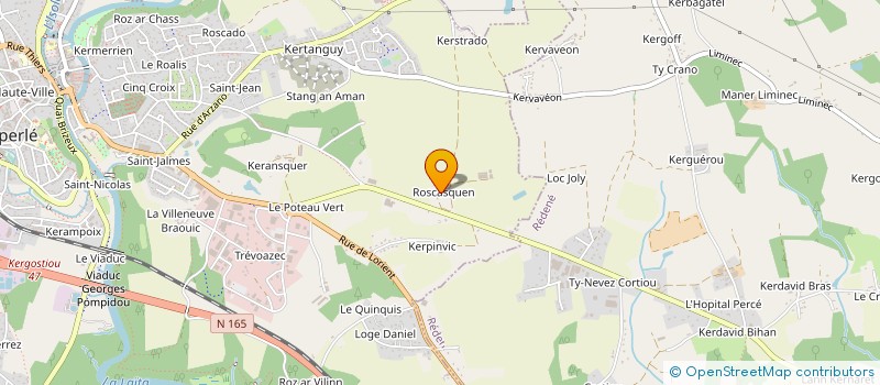 localisation de l'entreprise SARL CAR-DIS à QUIMPERLE