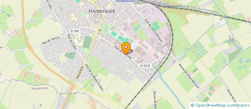 localisation de l'entreprise SARL CAR WASH 2000 à HAZEBROUCK