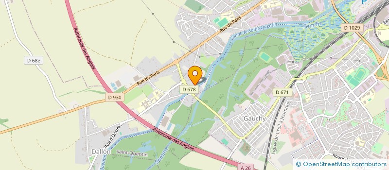 localisation de l'entreprise SARL CARA BATIMENT à SAINT-QUENTIN