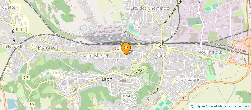 localisation de l'entreprise SARL CARACTERES à LAON