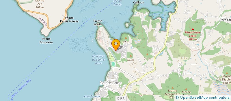 localisation de l'entreprise SARL CARAIBE LOISIRS  SAINTE-ANNE