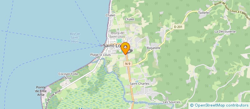 localisation de l'entreprise SARL CARAIBES MATERIAUX à SAINT-LOUIS