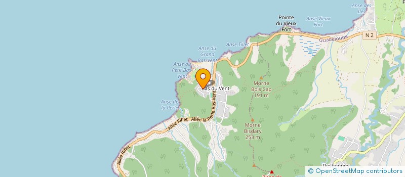 localisation de l'entreprise SARL CARAIBES ROYAL à DESHAIES