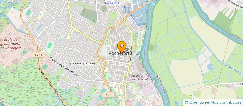 localisation de l'entreprise SARL CARBONNE  ROCHEFORT