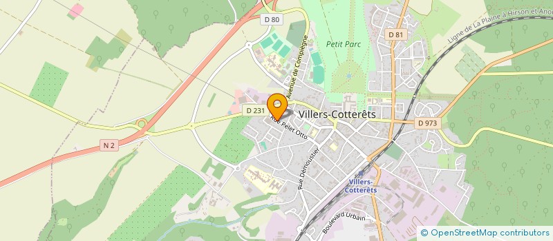 localisation de l'entreprise SARL CARBONNEL à VILLERS-COTTERETS