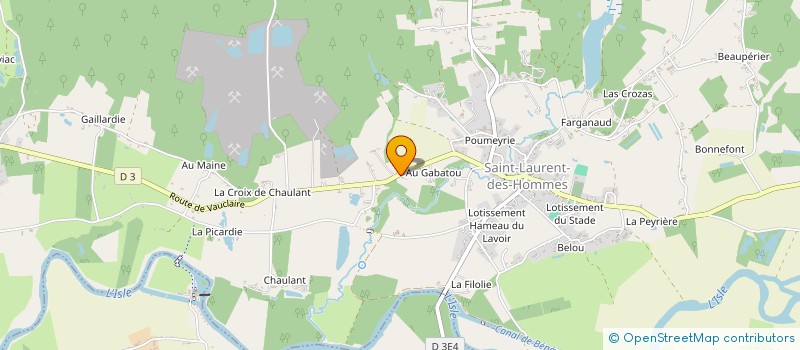 localisation de l'entreprise SARL CARBONNET JASON à SAINT-LAURENT-DES-HOMMES