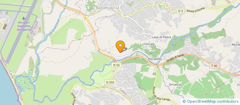 localisation de l'entreprise SARL CARBUCCIA à BASTELICACCIA
