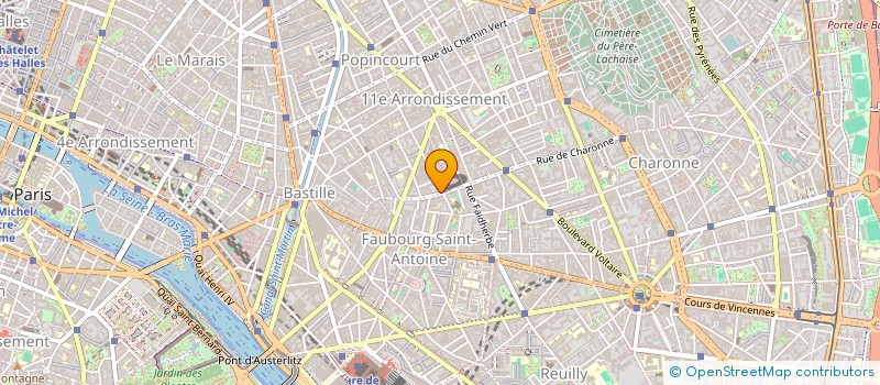 localisation de l'entreprise SARL CARCY OPTIQUE  PARIS