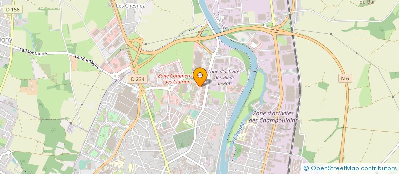 localisation de l'entreprise SARL CARDEL 2A à AUXERRE
