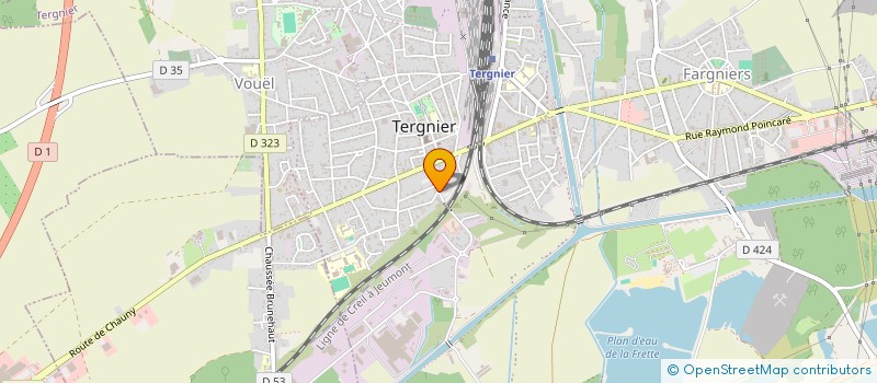 localisation de l'entreprise SARL CARDOSO à TERGNIER