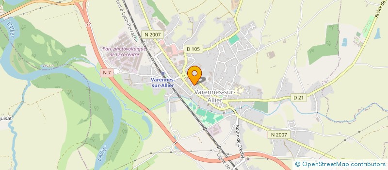 localisation de l'entreprise SARL CARDUCCI à VARENNES SUR ALLIER