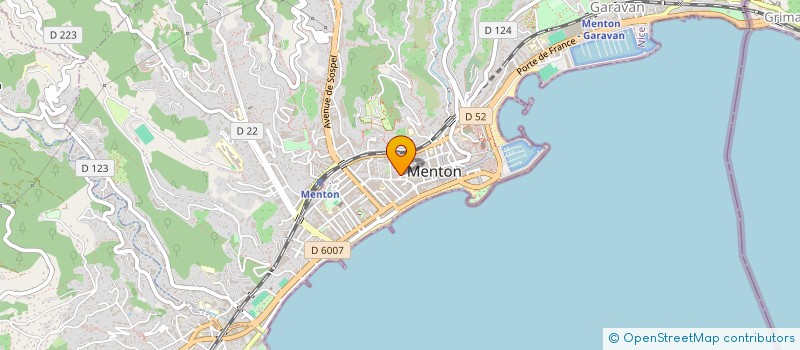 localisation de l'entreprise SARL CARE COIFF à MENTON