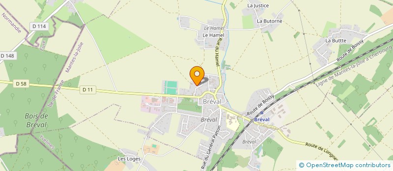 localisation de l'entreprise SARL CARENOVE  BREVAL