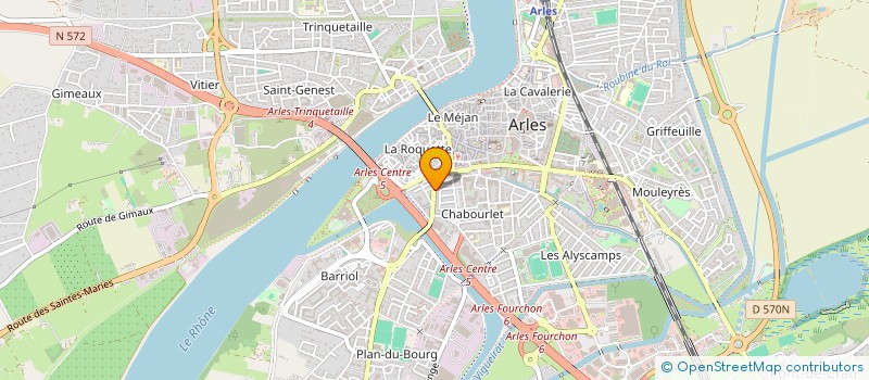 localisation de l'entreprise SARL CARGO DE NUIT à ARLES
