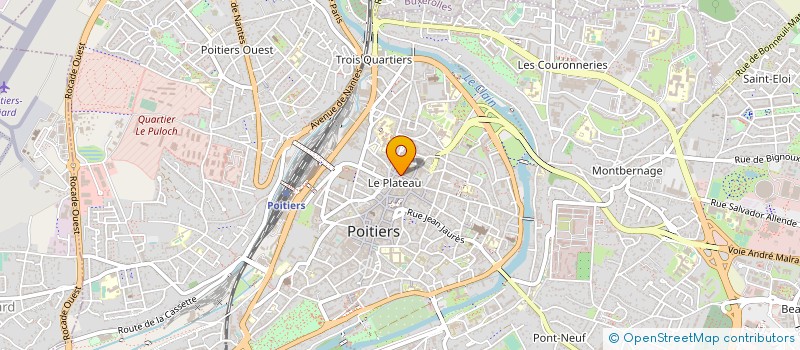 localisation de l'entreprise SARL CARIBOU à POITIERS