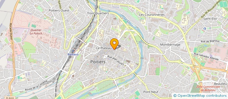 localisation de l'entreprise SARL CARINE à POITIERS