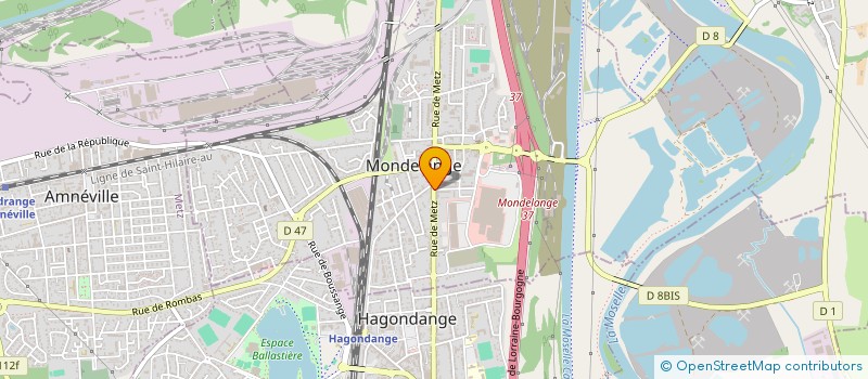 localisation de l'entreprise SARL CARINE  MONDELANGE