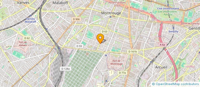 localisation de l'entreprise SARL CARL ET ALINA  MONTROUGE