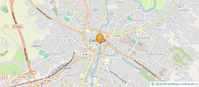 localisation de l'entreprise SARL CARLA  CASTRES