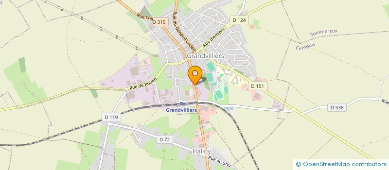 localisation de l'entreprise SARL CARLE JARDINS à GRANDVILLIERS