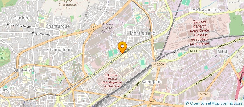 localisation de l'entreprise SARL CARLES HEBRAS MAITRIAS ARCHITECTES  CLERMONT-FERRAND