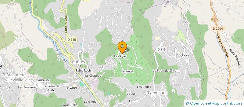 localisation de l'entreprise SARL CARLETTO à CONTES
